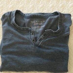 NWT Lucky Brand henley tee (short sleeve)